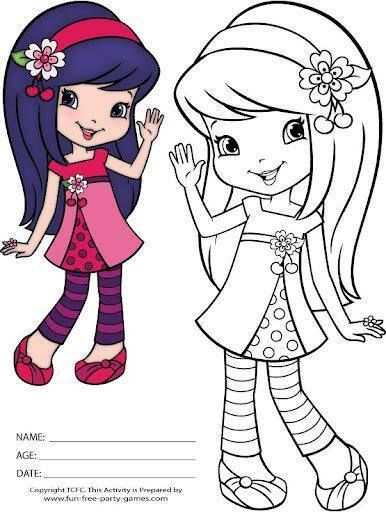 Pin by artecreativo on frutillitas fresita strawberry shortcake coloring pages disney princess coloring pages princess coloring pages