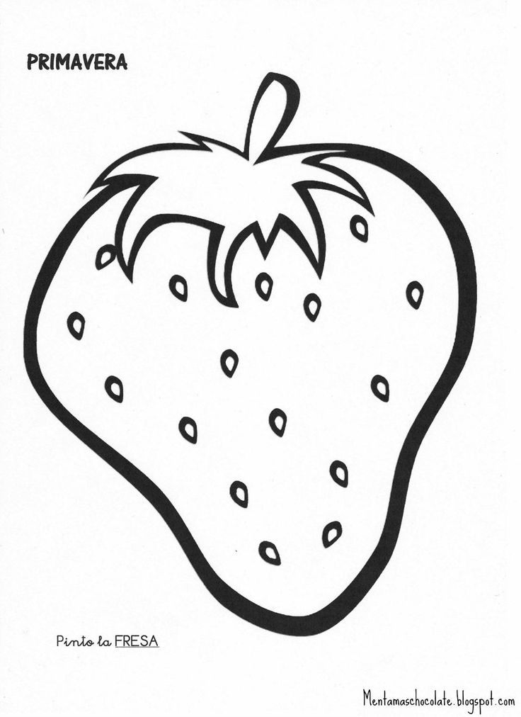 Recursos y actividades para educaciãn infantil con los que todo maestro sueãa juegos fichas reâ fruit coloring pages strawberry pictures apple coloring pages
