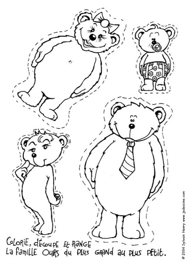 Pin by guilhem bertholet on pin dours bear coloring pag family coloring pag coloring pag