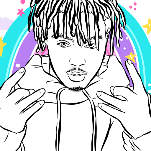 Ar drawing coloring juice wrld
