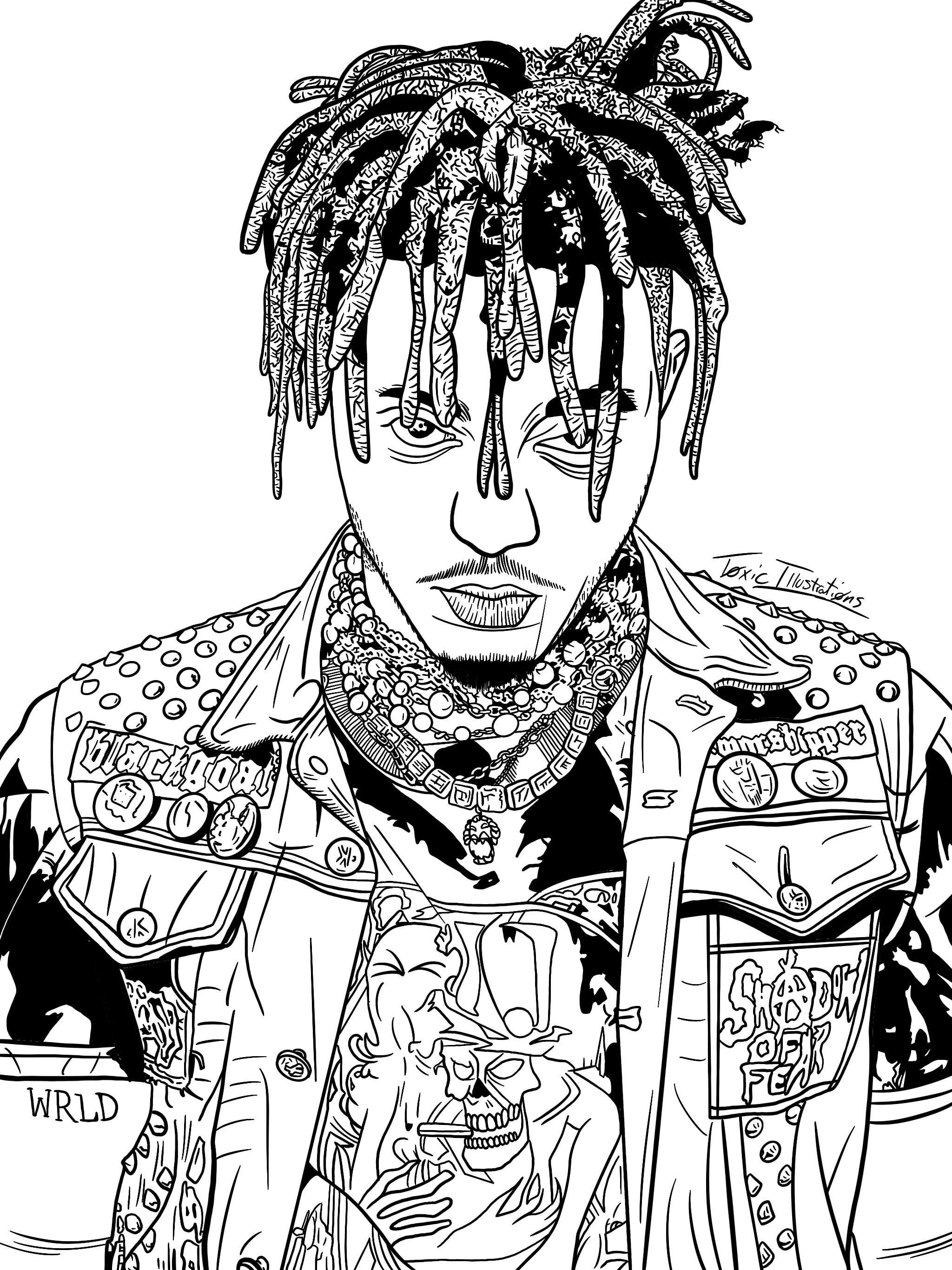 Tried to draw juicewrld hope you enjoy rjuicewrld