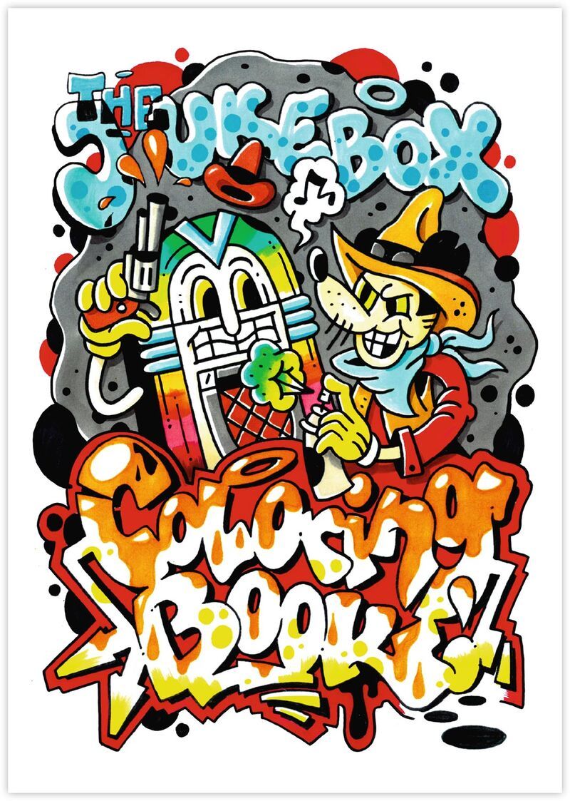 The jukebox coloring book colouring book