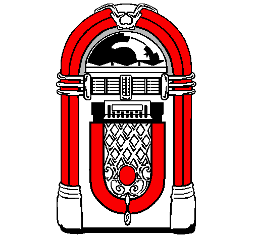 Colored page s jukebox painted by me