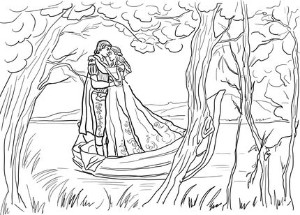 Juliet dream coloring page supercoloring coloring pages free printable coloring pages cool coloring pages
