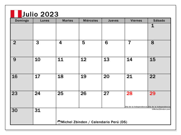 Printable calendar