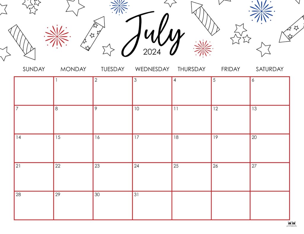 July calendars
