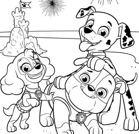 Paw patrol th of july paw patrol coloring pages paw patrol coloring coloring pages