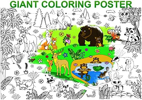 Alex art large coloring poster