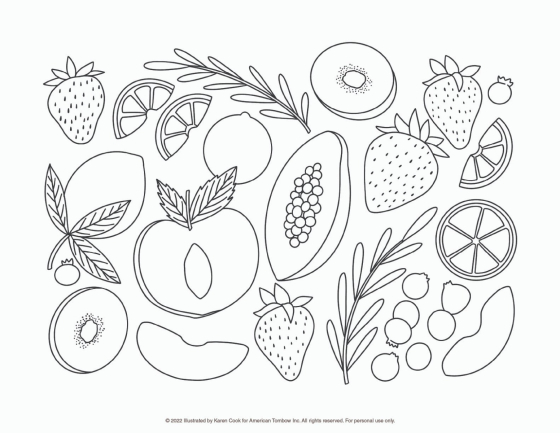 June coloring worksheet