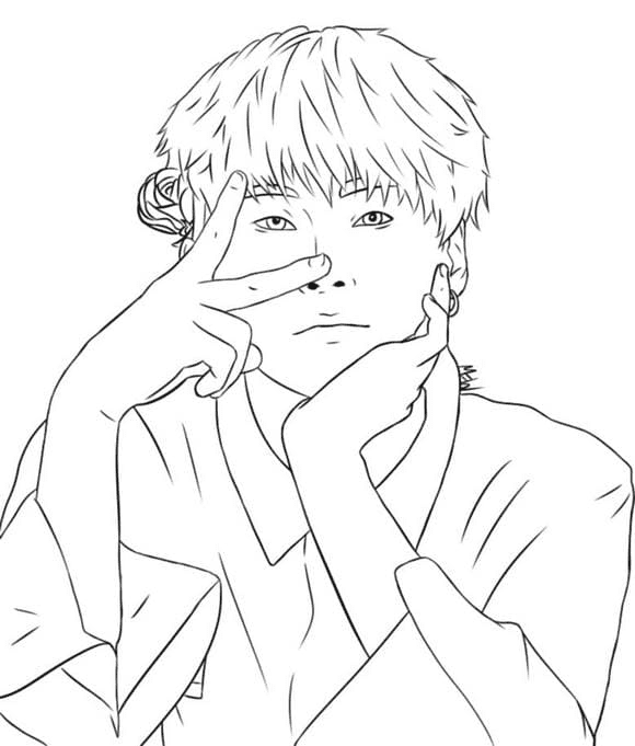 Bts coloring pages printable for free download