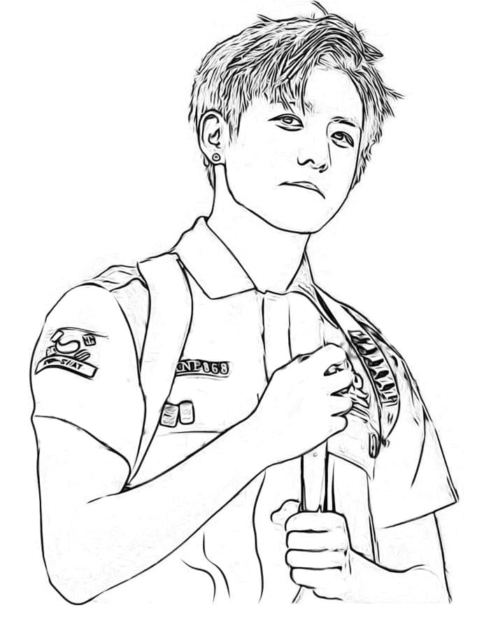 Bts coloring pages printable for free download
