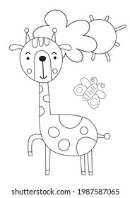 Jungle animal coloring page photos and images