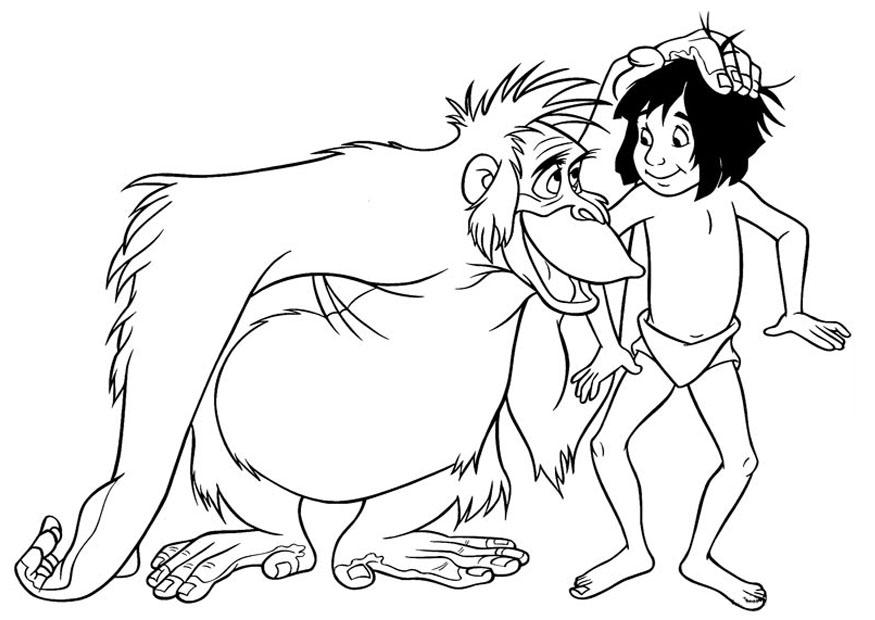 Jungle book coloring pages