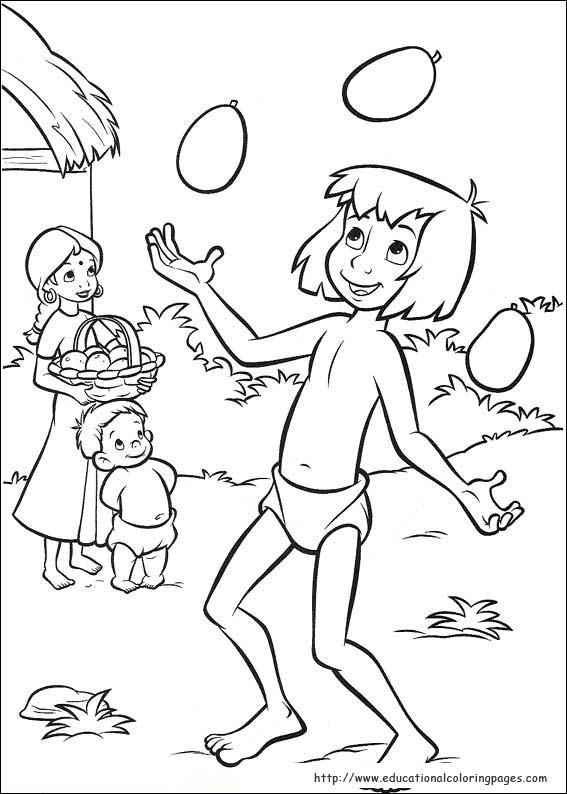 Jungle book coloring