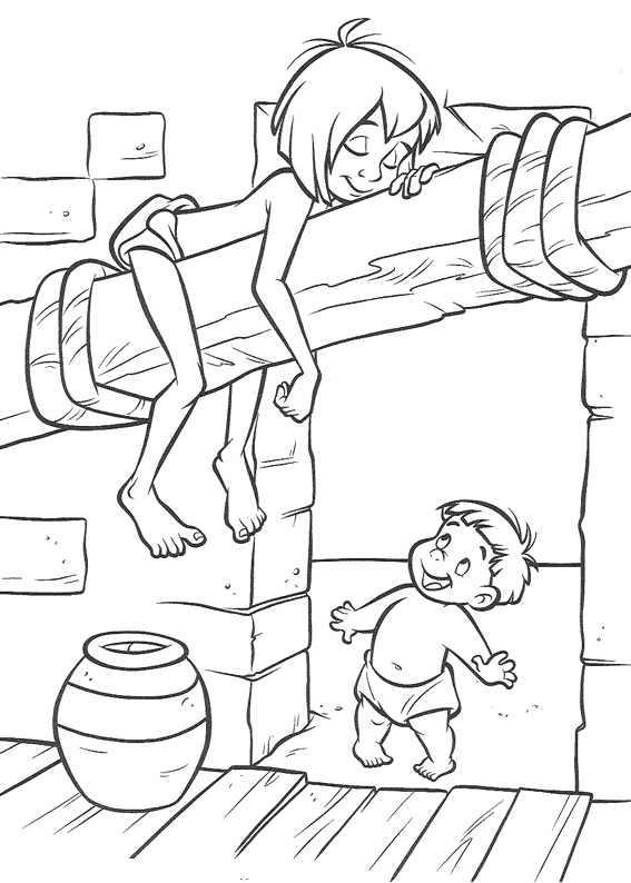 Jungle book coloring pages