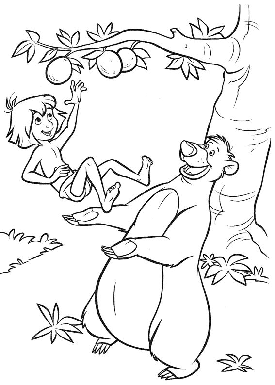 Jungle book coloring pages