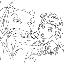 The jungle book coloring pages