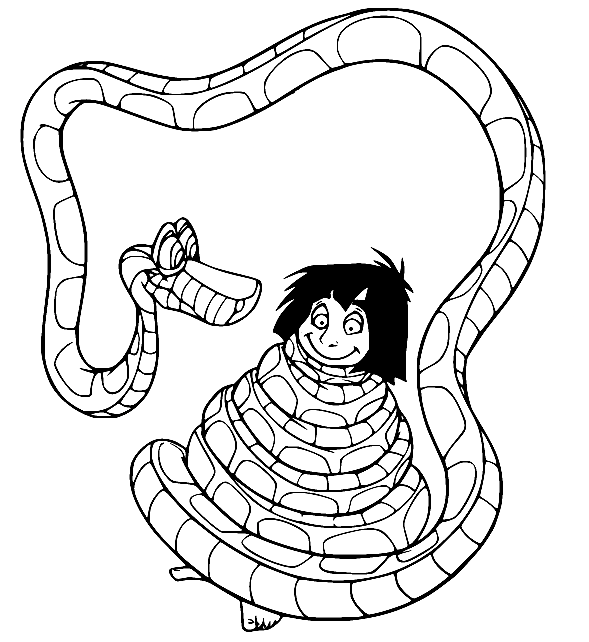 Jungle book coloring pages printable for free download