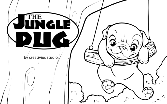 Draw coloring pages or line art for kids activity book by hanifroihan