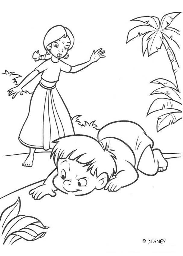 The jungle book coloring pages