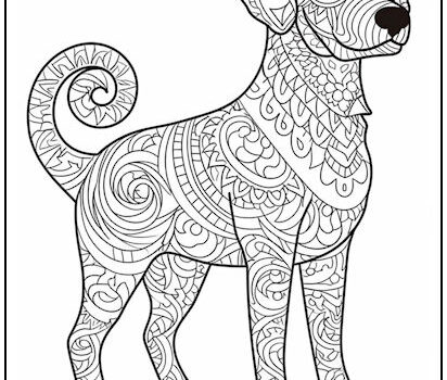 Tag animal coloring page print it free