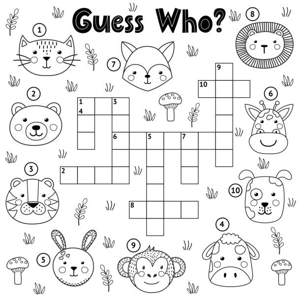 Tiger in the jungle coloring page stock illustrations royalty