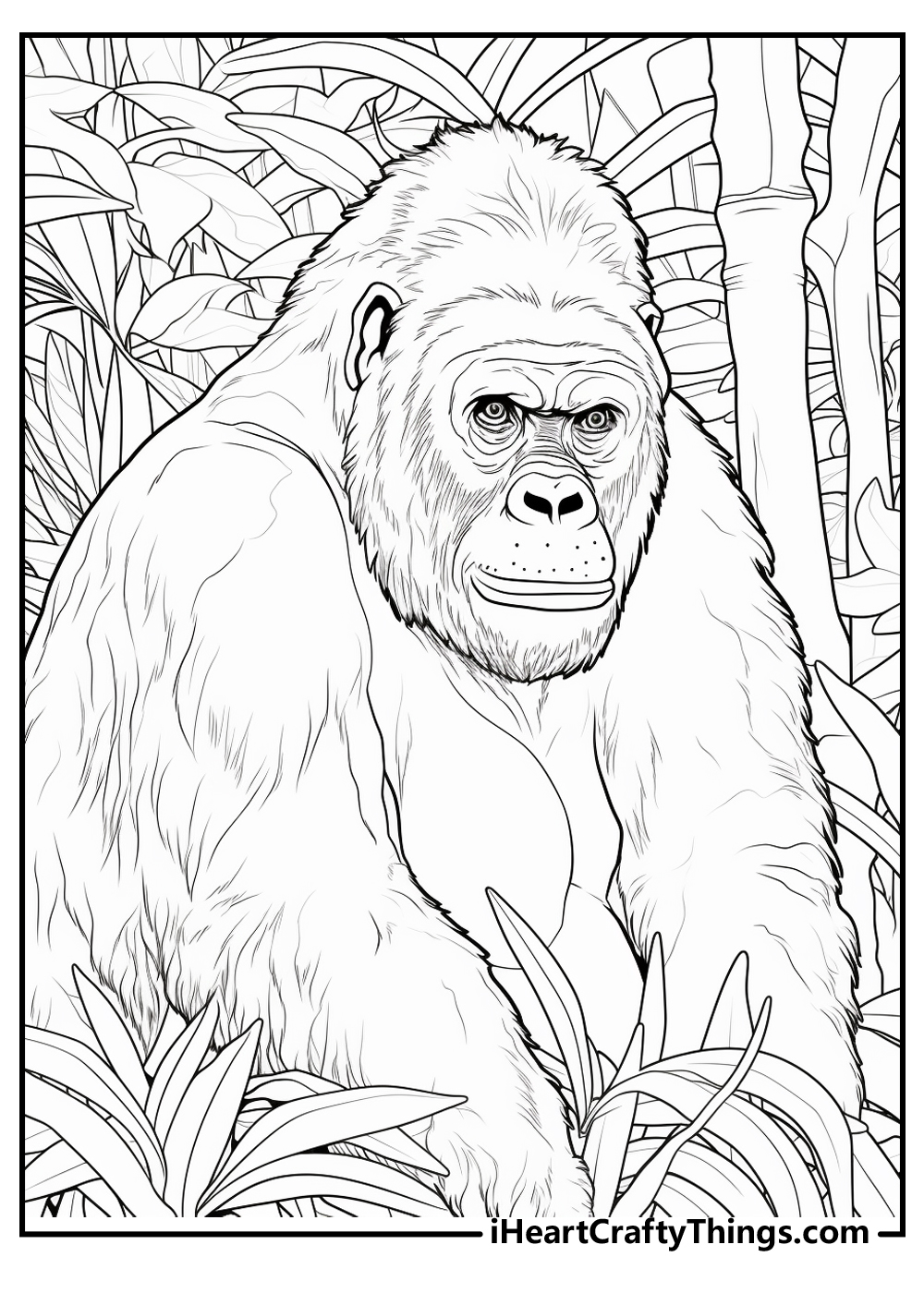 Printable jungle coloring pages updated