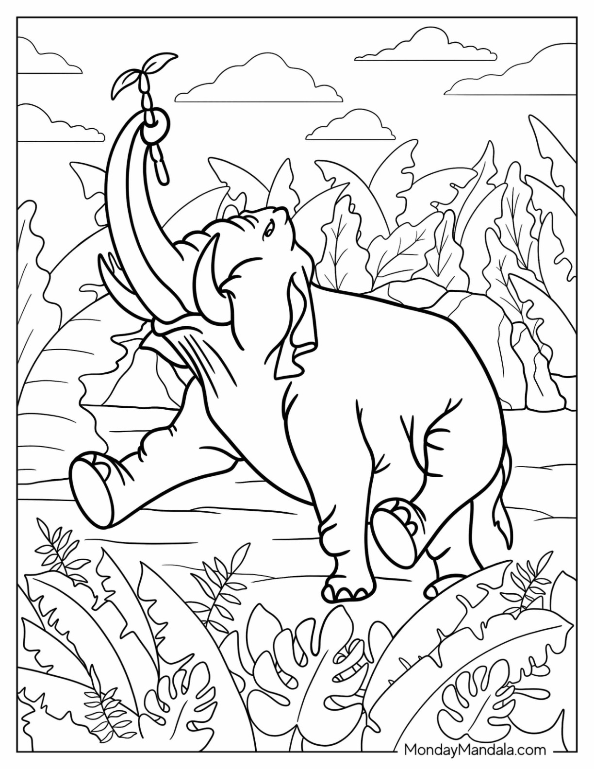 Jungle book coloring pages free pdf printable