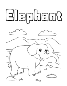 Free zoo animals coloring pages page pdf