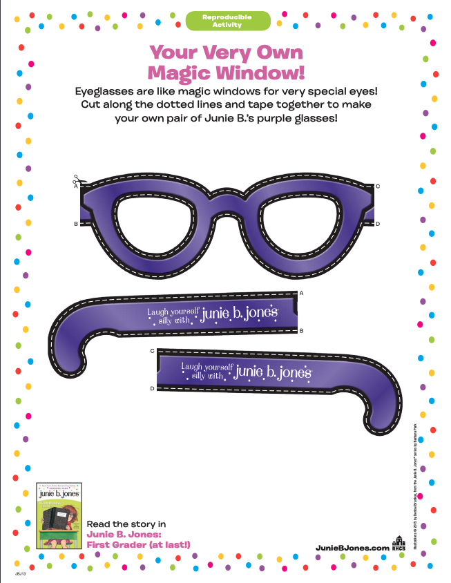 Junie b jones printables and activities brightly
