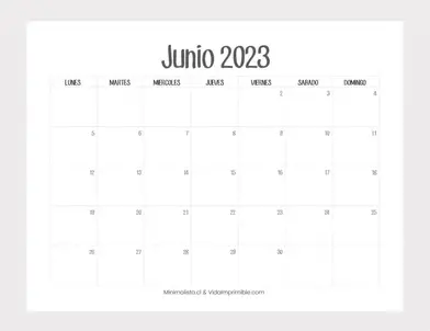 Calendarios para imprimir descarga gratis
