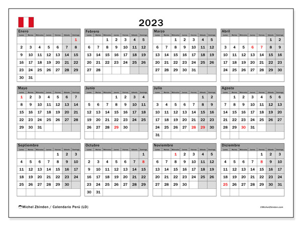 Printable calendar