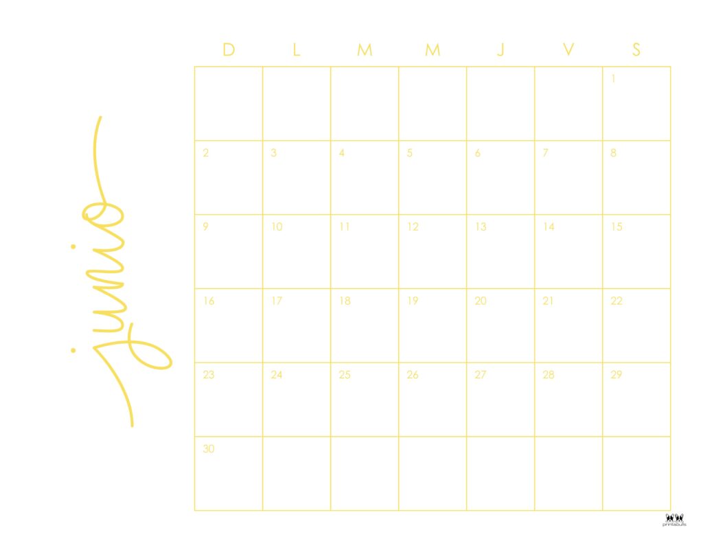 June calendars