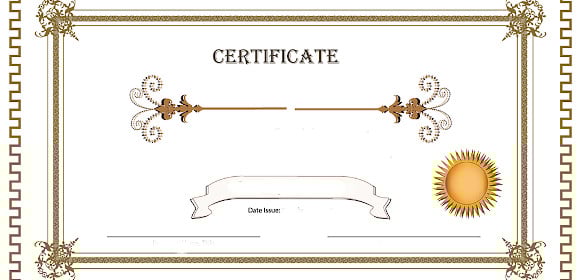School certificate s in ai psd publisher word pages pdf