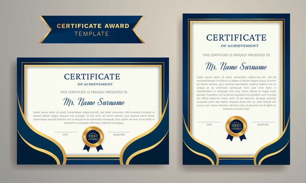 Thousand certificate vertical royalty