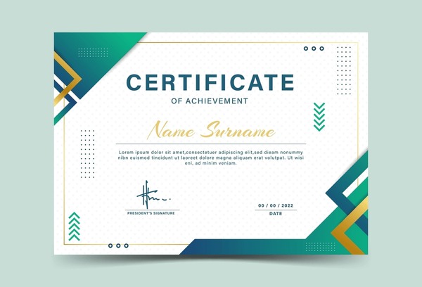 Diploma blue royalty