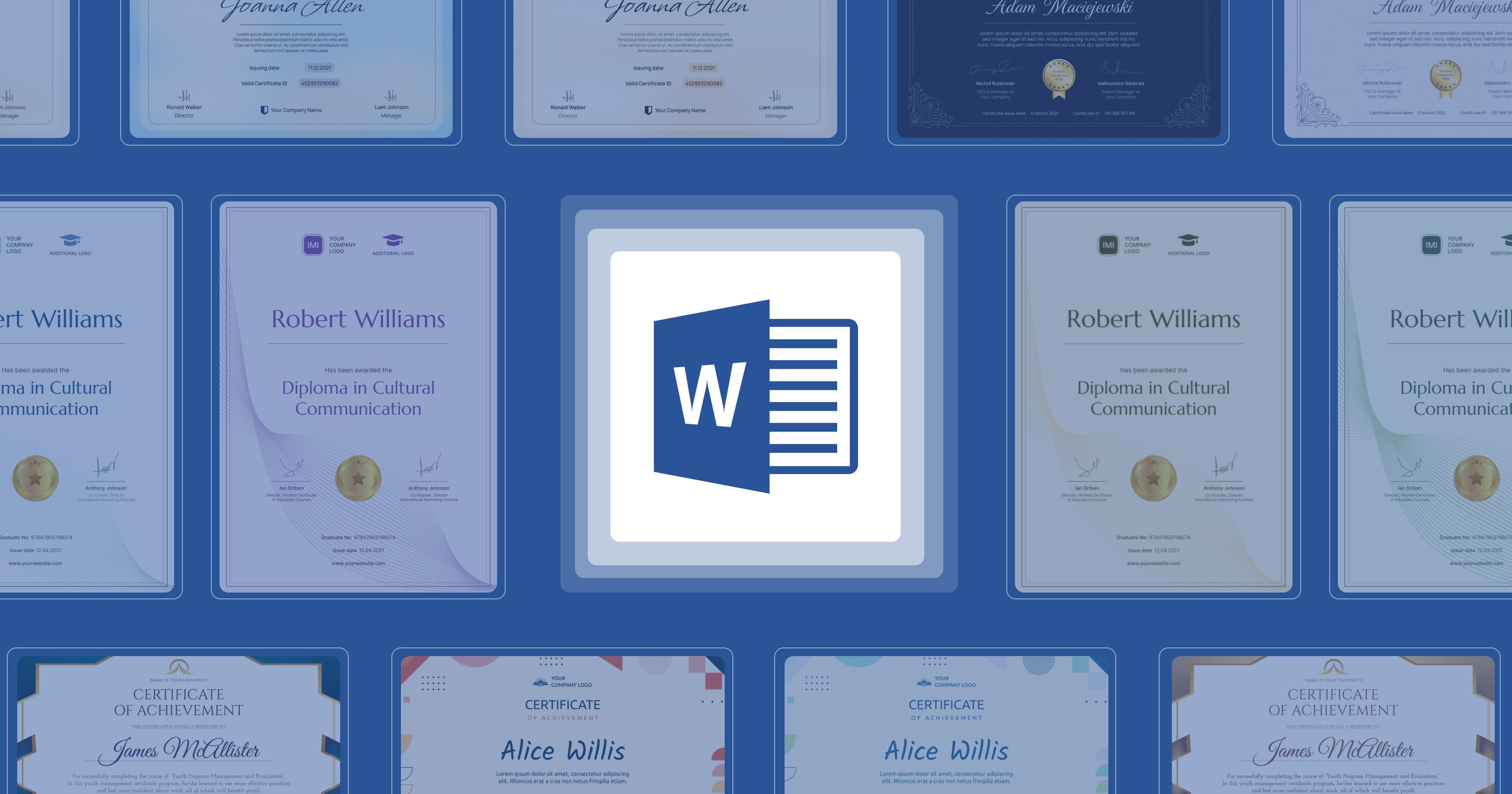 Free powerpoint certificate templates