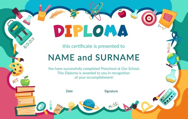 Appreciation certificate kids images stock photos d objects vectors