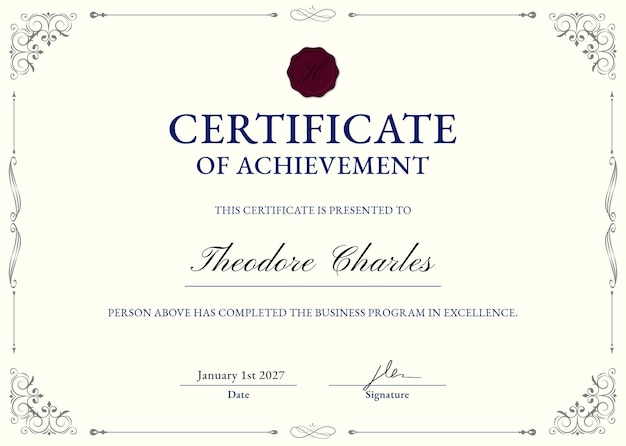 School certificate psd high quality free psd templates for download