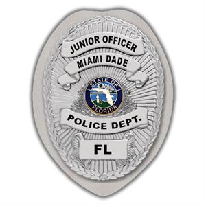 Imp police badge sticker