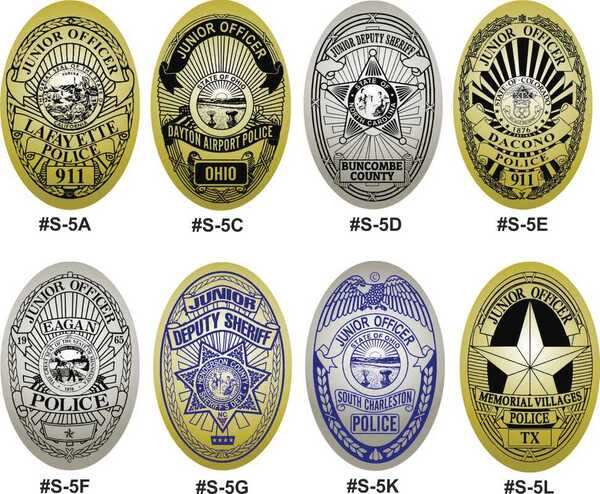 Oval badges s