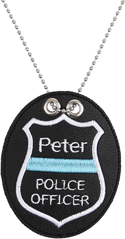 Sinseike custom name police badge for kidspersonalized junior police officer badge for children personalized clothing shoes jewelry