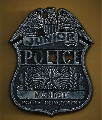Junior police monroe police department badge