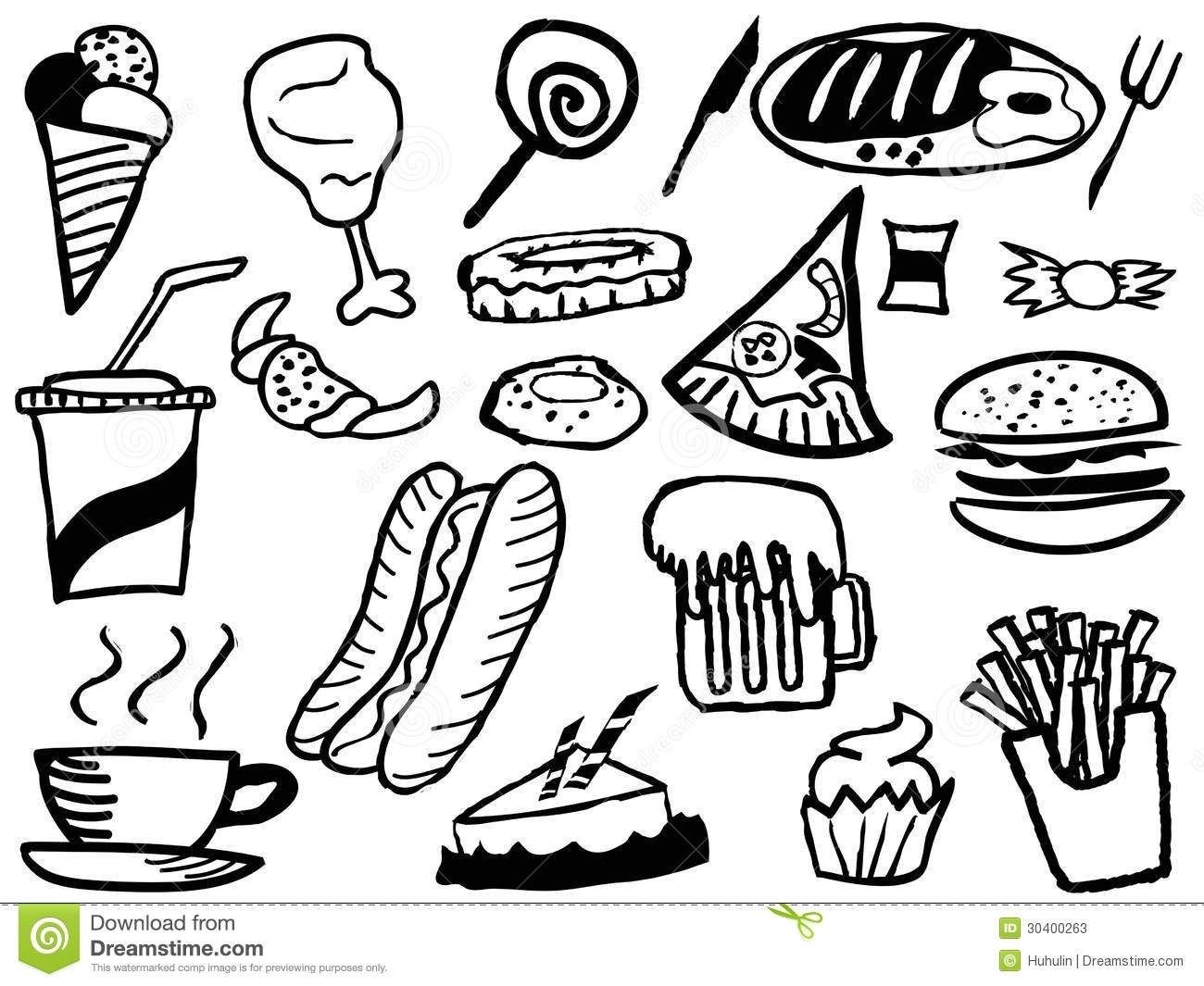 Awesome image of food coloring pages
