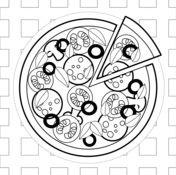 Junk food coloring pages free printable pictures