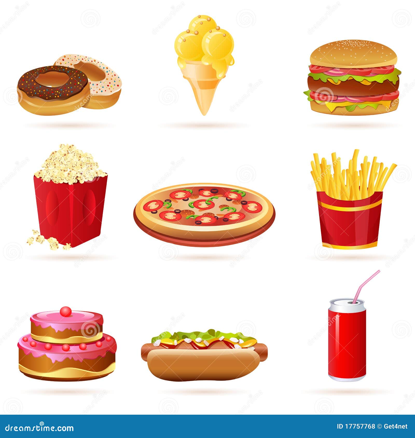Junk food stock illustrations â junk food stock illustrations vectors clipart