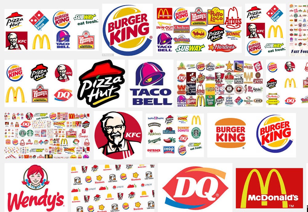 Why are mcdonalds burger king signs red