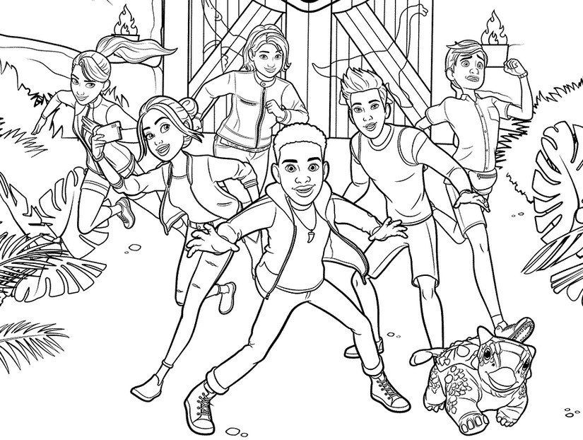 Coloring pages jurassic world