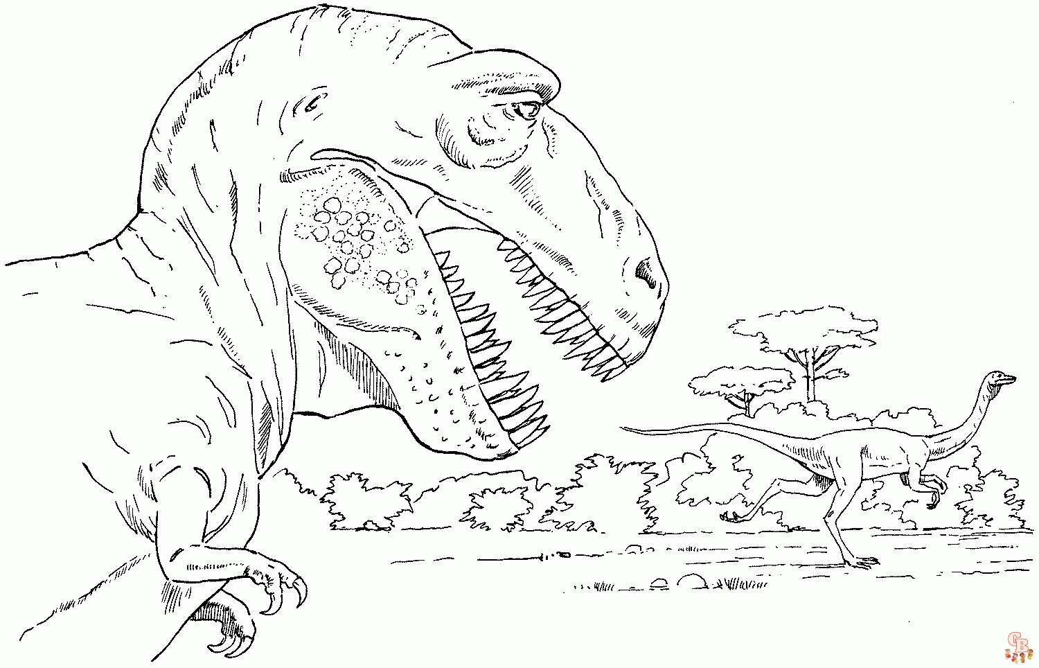Free printable jurassic park coloring pages for kids