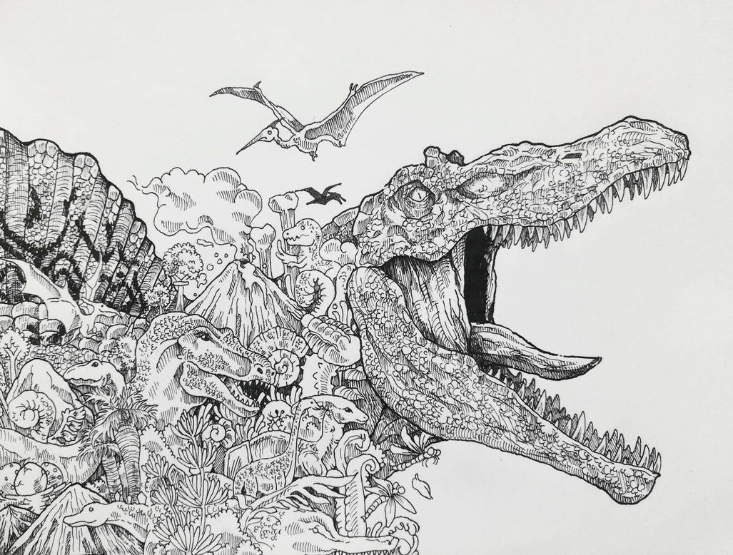 Spinosaurus by immortaleldergod on